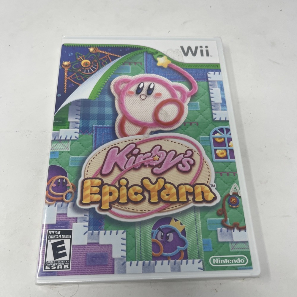 Kirby's Epic Yarn (Nintendo Wii, 2010) Still Sealed Brand New! - Picture 1 of 4